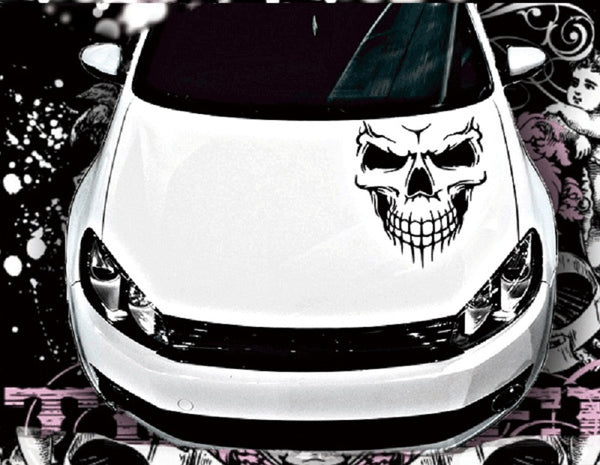 Sweet Skull Face Car Decal