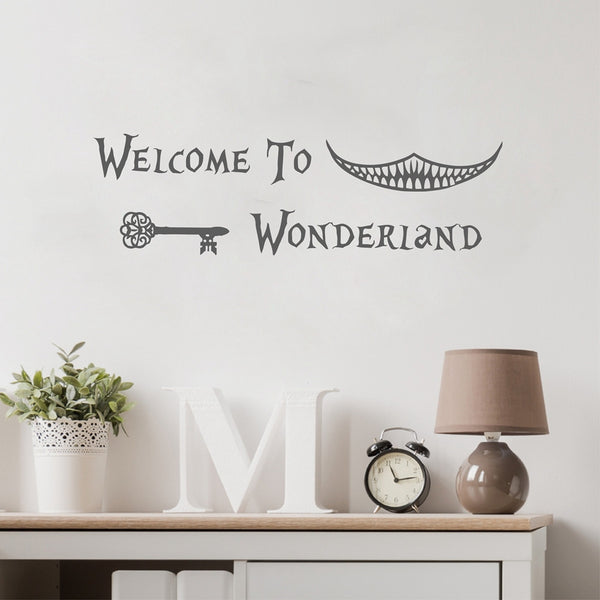 Welcome To Wonderland Wall Decal