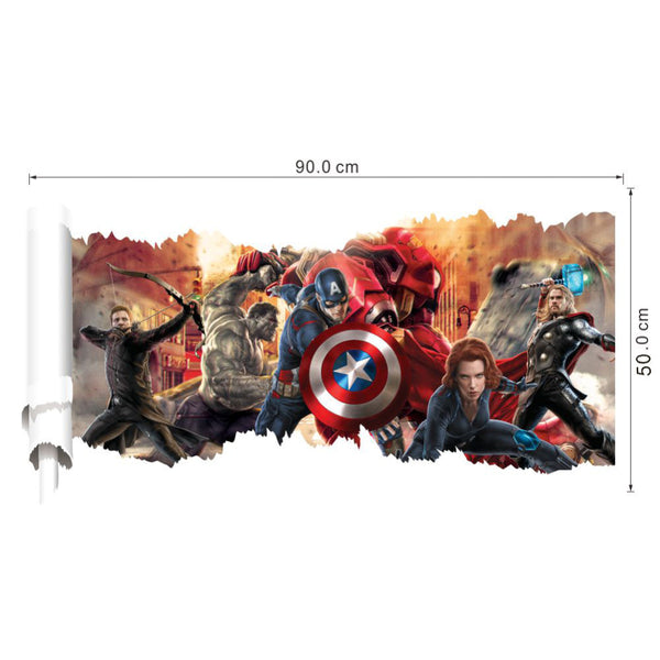 3D Avengers Wall Decal – EXTREMELY LIMITED