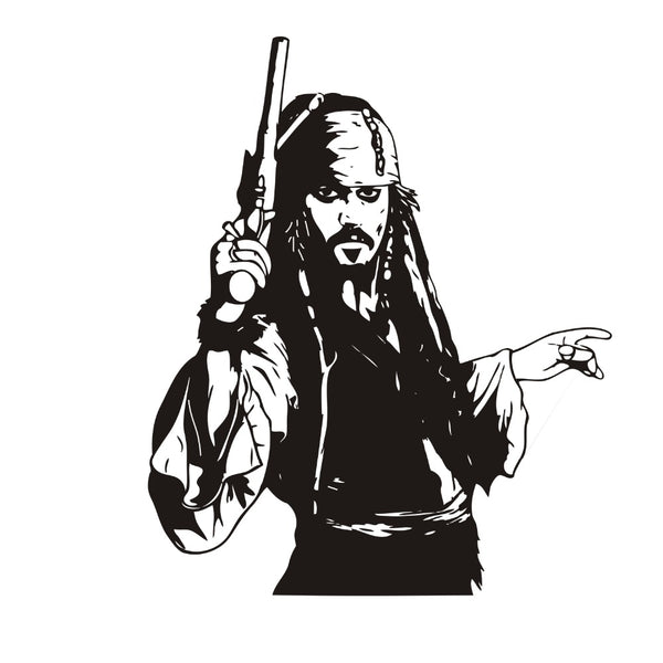 Captain Jack Sparrow Wall Decal