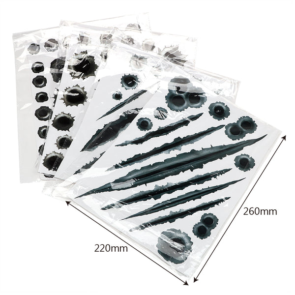 Vivid 3D Bullet Hole Decals