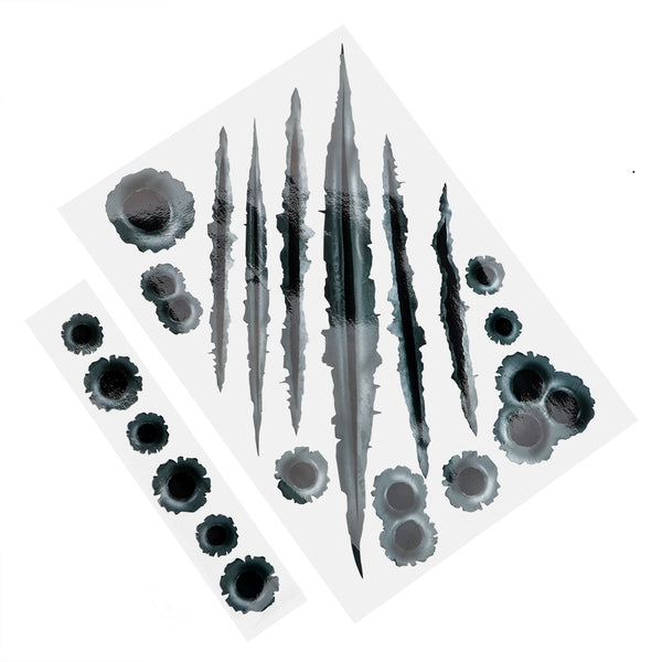 Vivid 3D Bullet Hole Decals