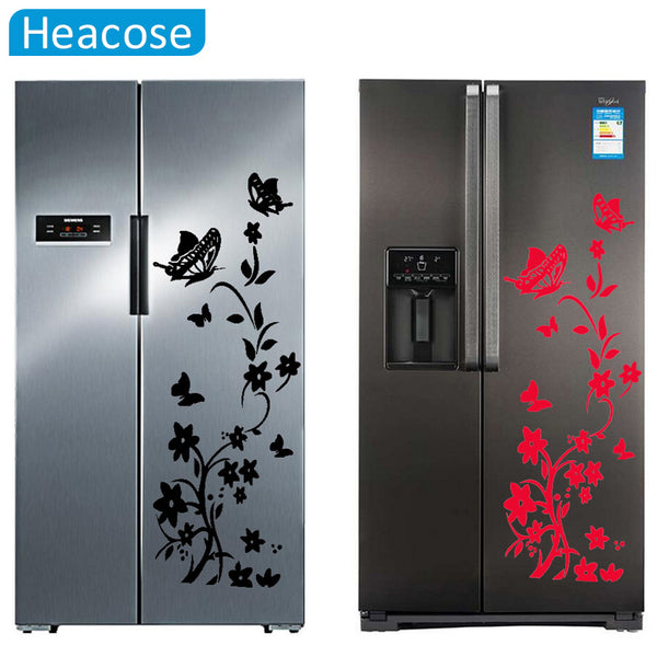 DIY Butterflies and Flowers Wall and Refrigerator Decal