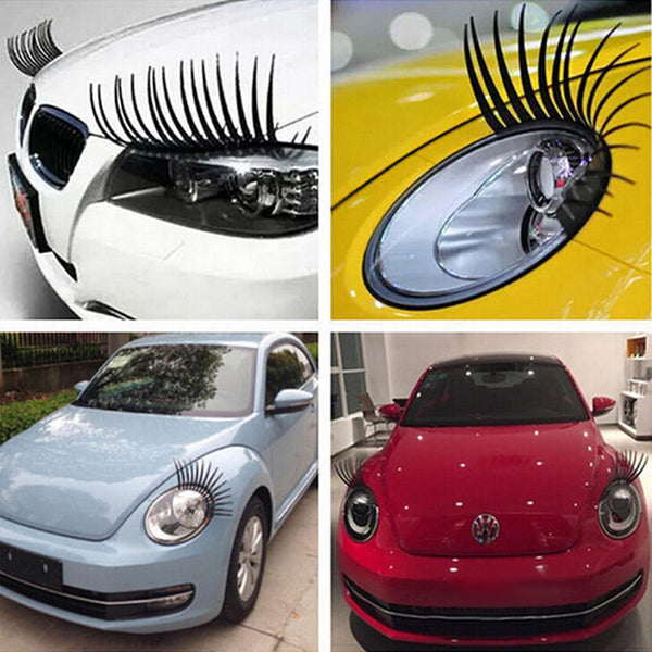 3D Charming Fake Eye Lash Car Decal