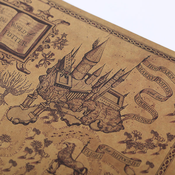 Harry Potter Map of The Wizard World Wall Decor
