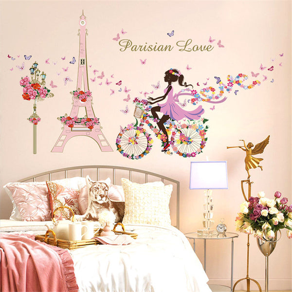 Romantic Floral Fairy Wall Murals