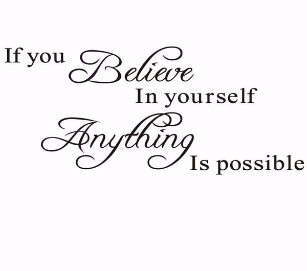 "Believe In Yourself" Wall Decor