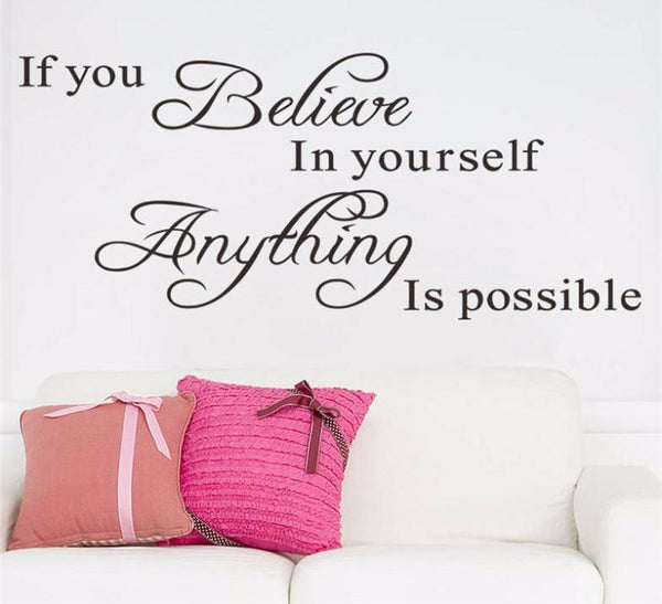 "Believe In Yourself" Wall Decor