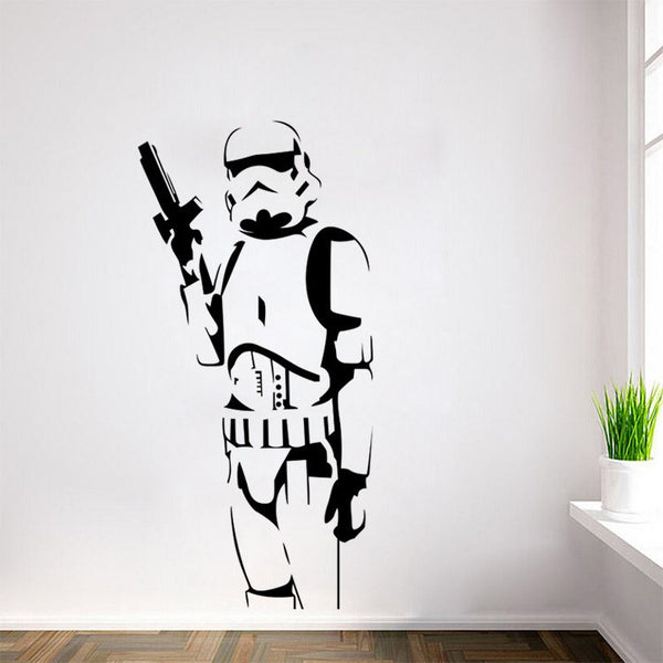 DIY 3D Storm Trooper Wall Decal
