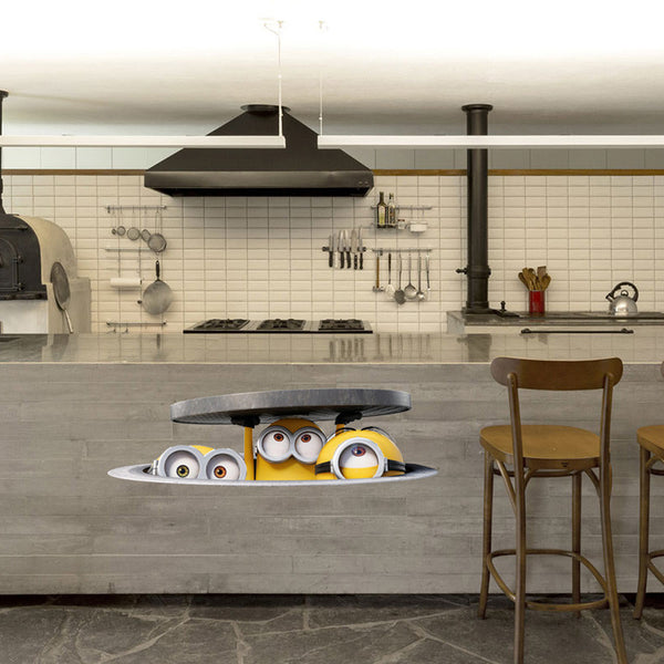 3D Minions Floor Ceiling Decal - EXTREMELY LIMITED