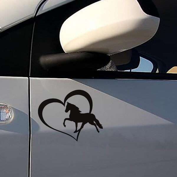 Beautiful Horse Heart Decal - Buy 1 Get 1 FREE