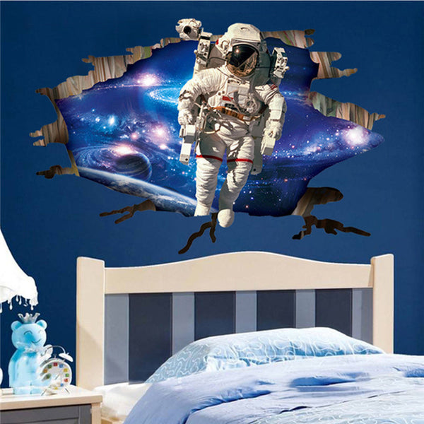 3D Outer Space Planet Wall Decals