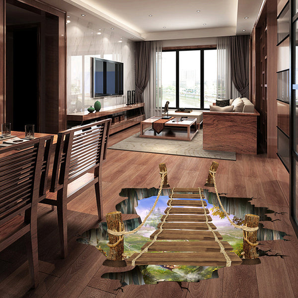 Crazy 3D Drawbridge Floor Decal - Limited Edition