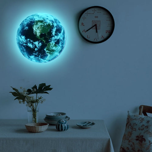 Luminous Blue Earth 3D Wall Decal