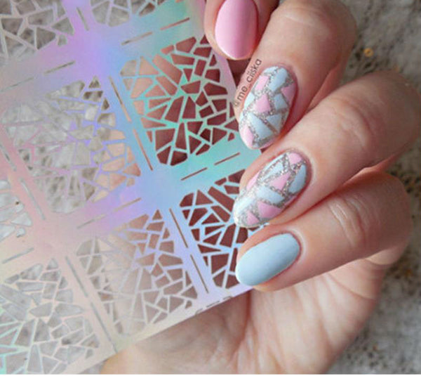 Amazing Mosaic Pattern Nail Decals