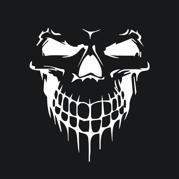 Sweet Skull Face Car Decal