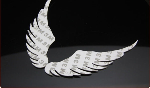 3D Metal Wings Car Decal