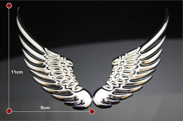 3D Metal Wings Car Decal