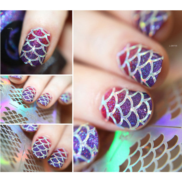 Amazing Mosaic Pattern Nail Decals