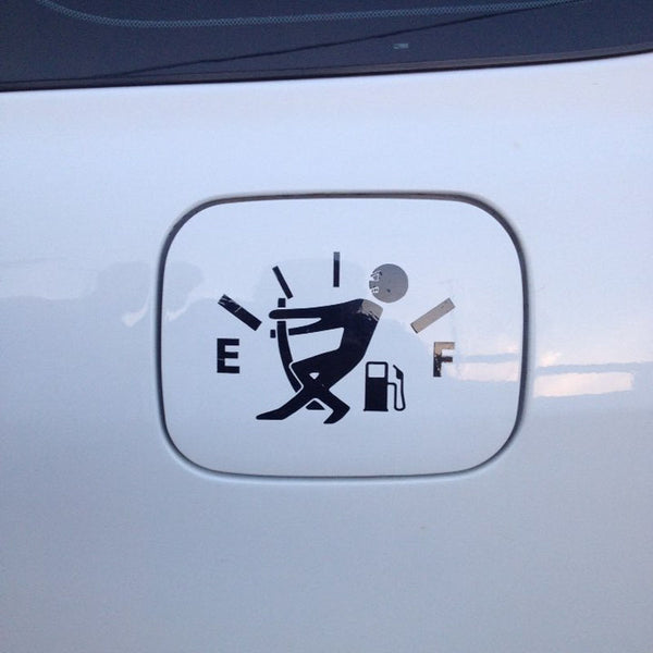 Funny Fuel Gauge Decal