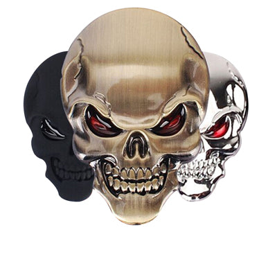 Sweet 3D Skull Styling Decal