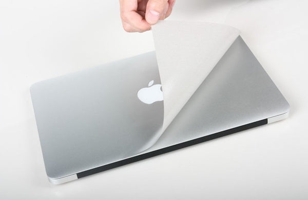 Silver Skins Protective Decal For MacBook