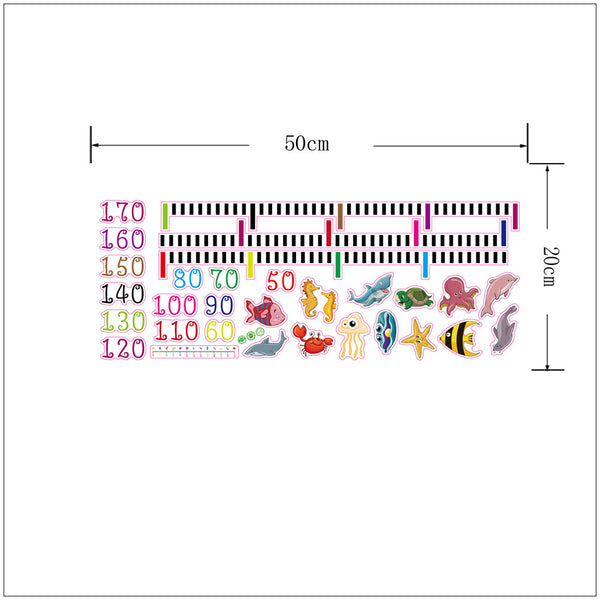 Fun Growth Chart Decals