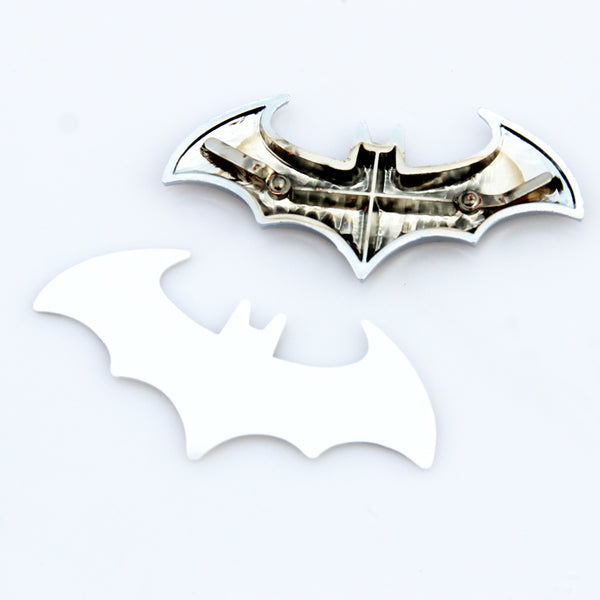 Sweet 3D Metal Bat Car Decals