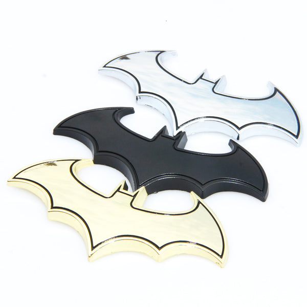 Sweet 3D Metal Bat Car Decals