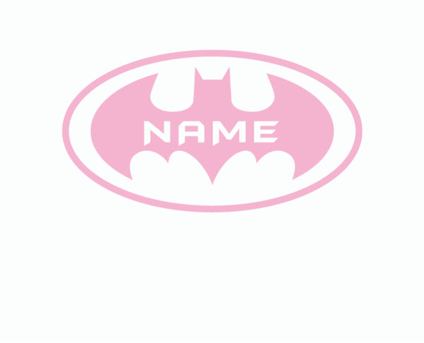 Personalized Batman Decal