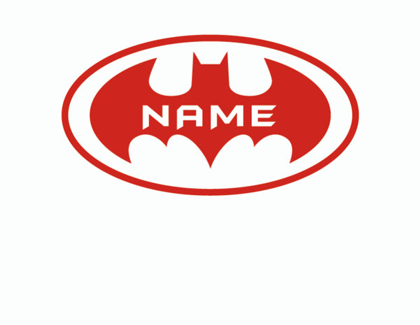 Personalized Batman Decal