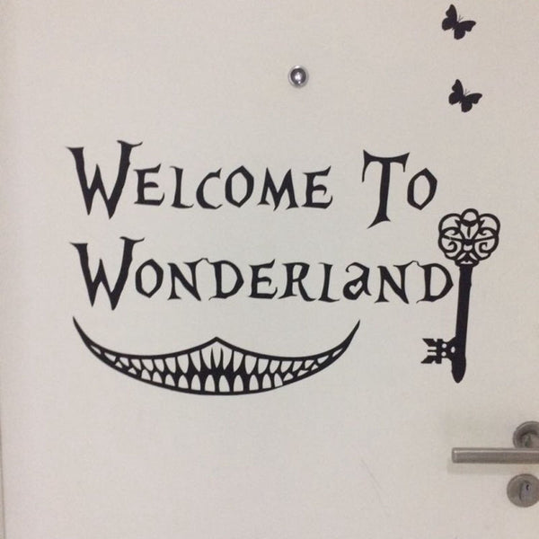 Welcome To Wonderland Wall Decal