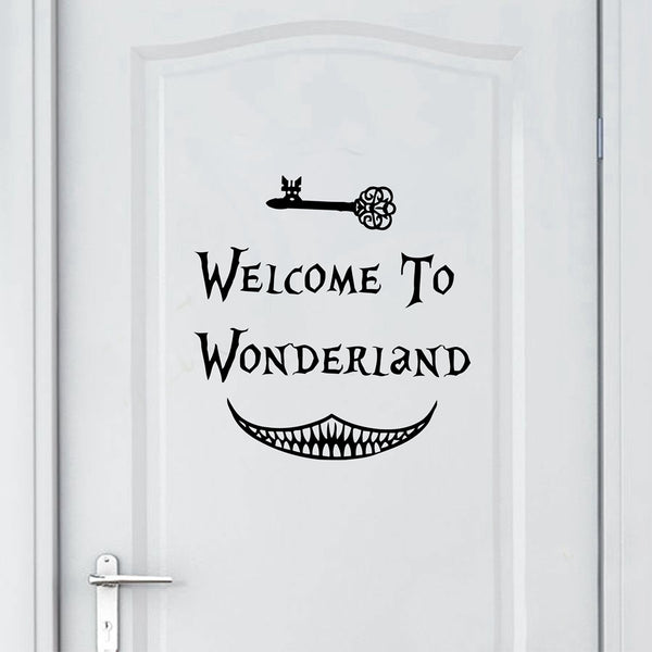 Welcome To Wonderland Wall Decal