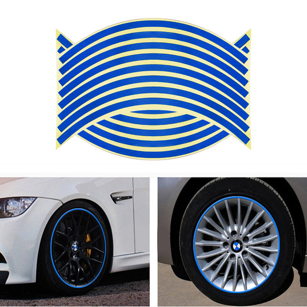 Reflective Wheel Rim Decals