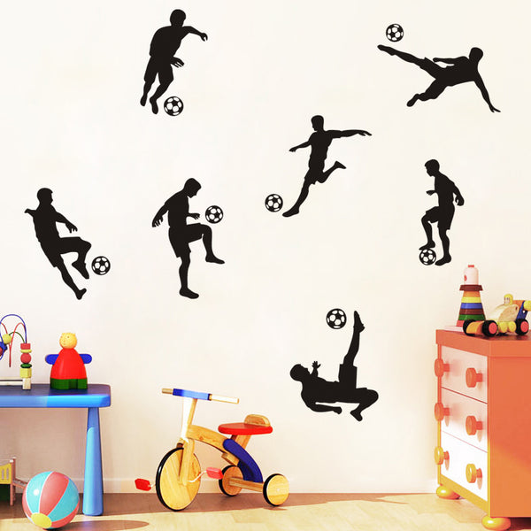 Fun Soccer Player Decals