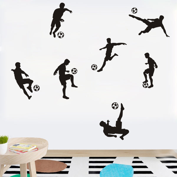 Fun Soccer Player Decals