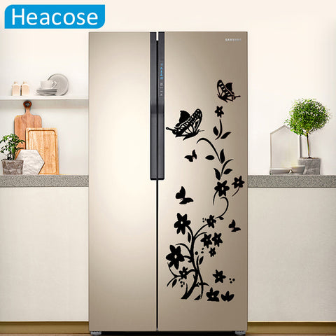 DIY Butterflies and Flowers Wall and Refrigerator Decal