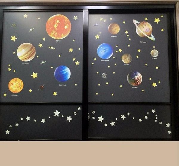 Cool DIY Luminous Solar System Decals