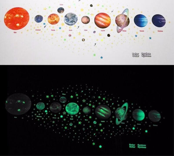 Cool DIY Luminous Solar System Decals