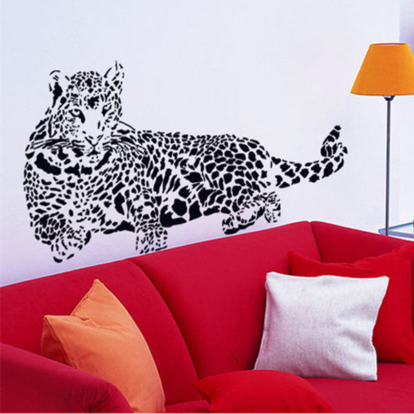 3D Leopard Wall Decal