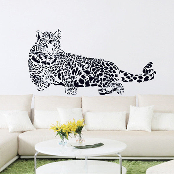 3D Leopard Wall Decal