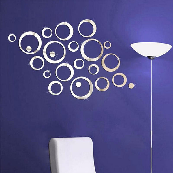 3D DIY Acrylic Reflective Wall Decals