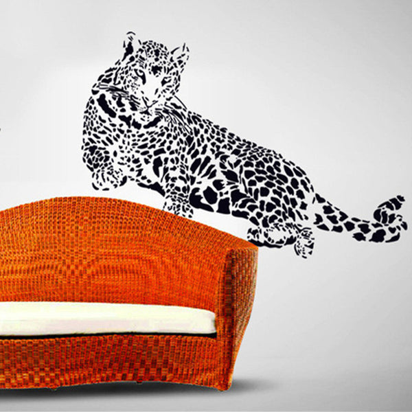 3D Leopard Wall Decal