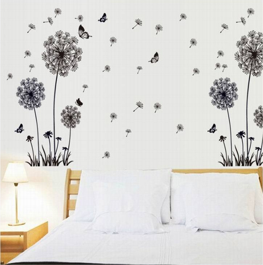 Beautiful Butterfly Dandelion 3D Wall Art