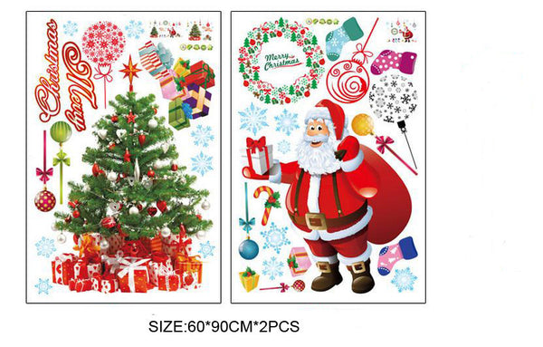 Removable Santa Claus Christmas Wall Decal