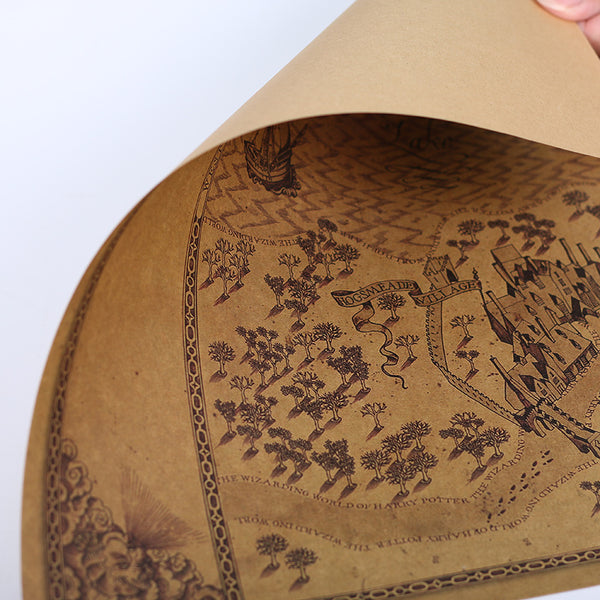 Harry Potter Map of The Wizard World Wall Decor