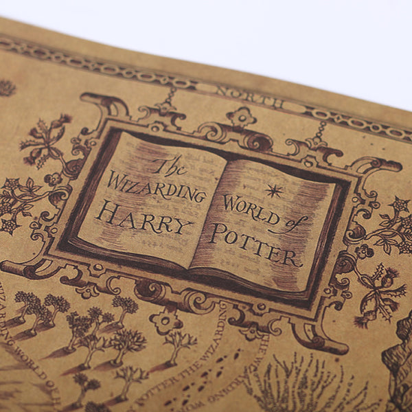 Harry Potter Map of The Wizard World Wall Decor