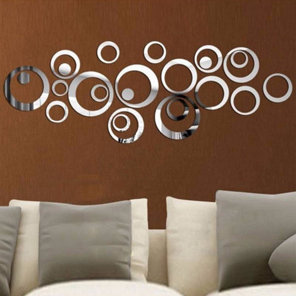 3D DIY Acrylic Reflective Wall Decals