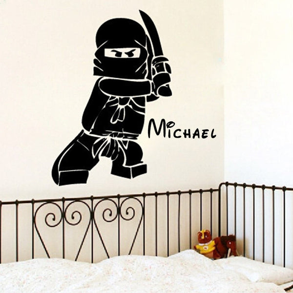 Personalized Ninjago Lego Wall Decor