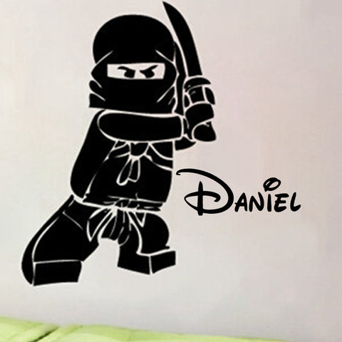 Personalized Ninjago Lego Wall Decor